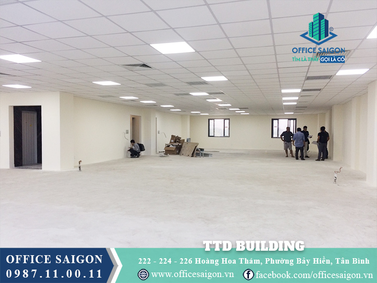 Mặt bằng toà nhà TTD Building Hoàng Hoa Thám