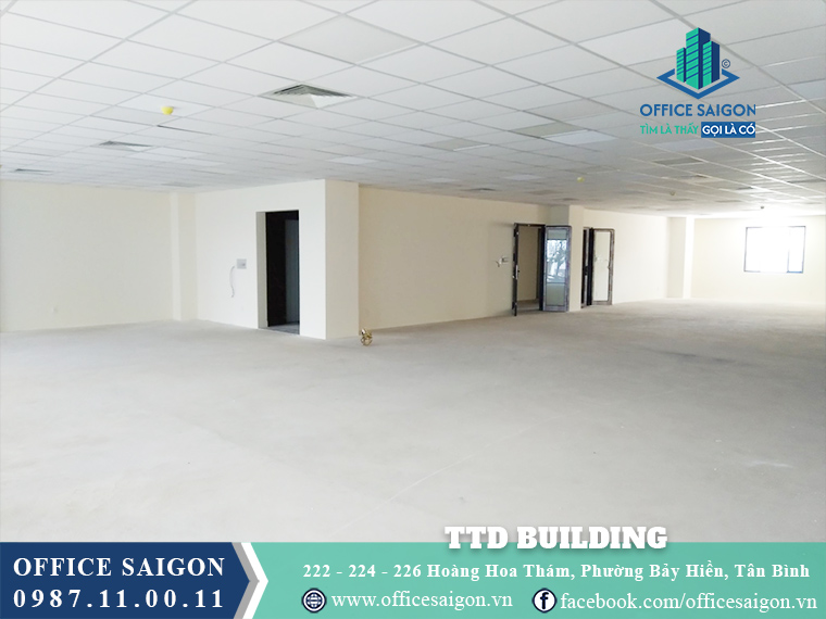 Mặt bằng toà nhà TTD Building Hoàng Hoa Thám