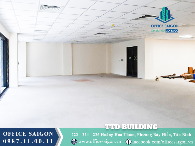 Mặt bằng toà nhà TTD Building Hoàng Hoa Thám