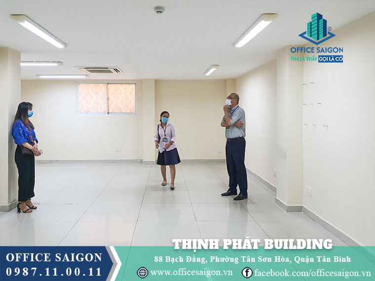 Mặt bằng toà nhà Thịnh Phát Building Bạch Đằng