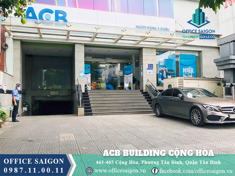 Chỗ đậu xe toà nhà ACB Building Cộng Hòa