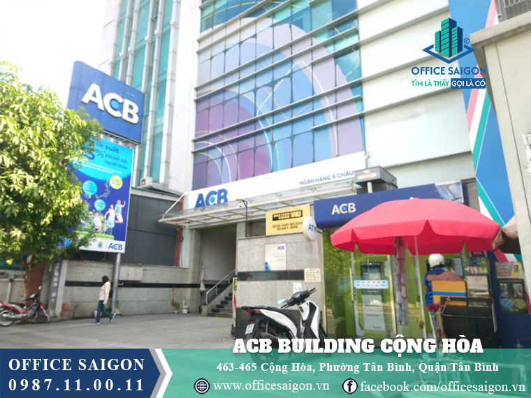 Lối vào toà nhà ACB Building Cộng Hòa