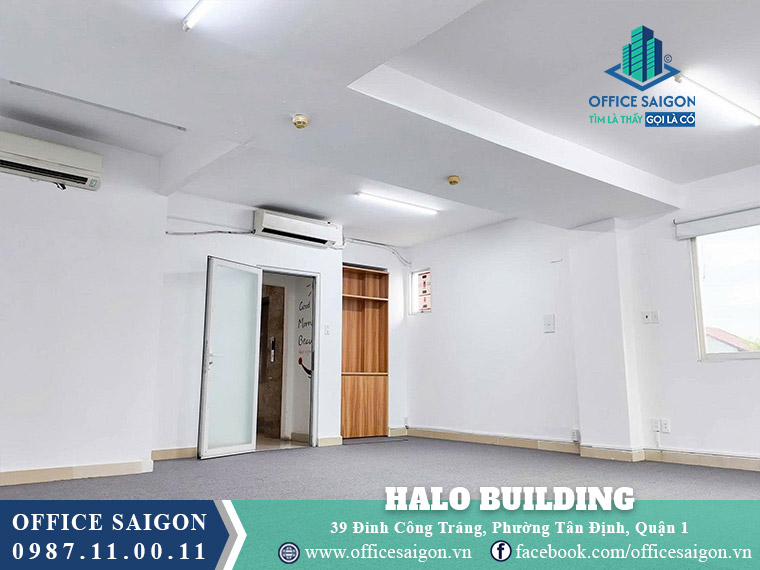 Mặt bằng toà nhà Halo Building Đinh Công Tráng quận 1