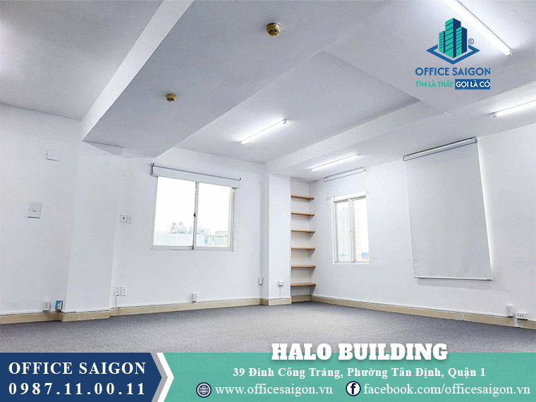 Mặt bằng toà nhà Halo Building Đinh Công Tráng quận 1