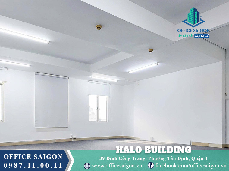 Mặt bằng toà nhà Halo Building Đinh Công Tráng quận 1