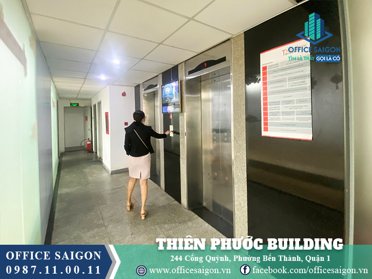 Thang máy toà nhà Thiên Phước Building Cống Quỳnh