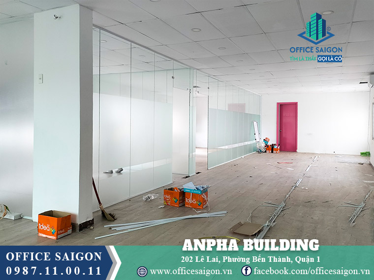 Mặt bằng toà nhà Anpha Building Lê Lai