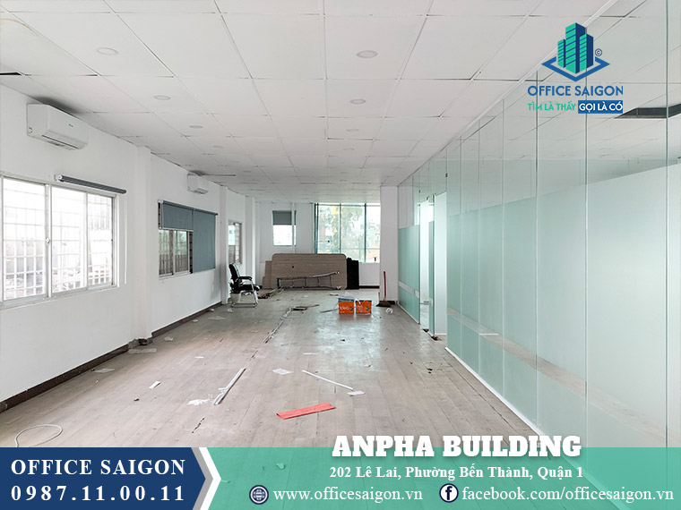 Mặt bằng toà nhà Anpha Building Lê Lai