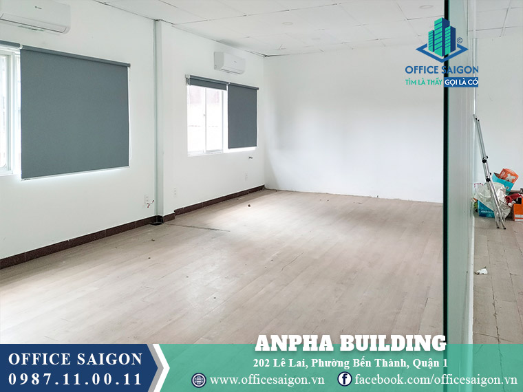 Mặt bằng toà nhà Anpha Building Lê Lai