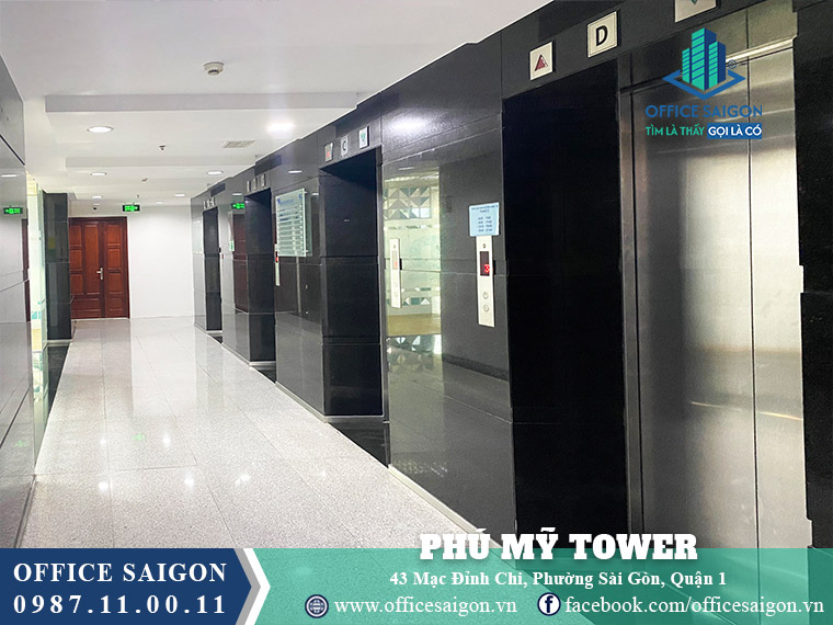 Thang máy tòa nhà Phú Mỹ Tower Mạc Đỉnh Chi