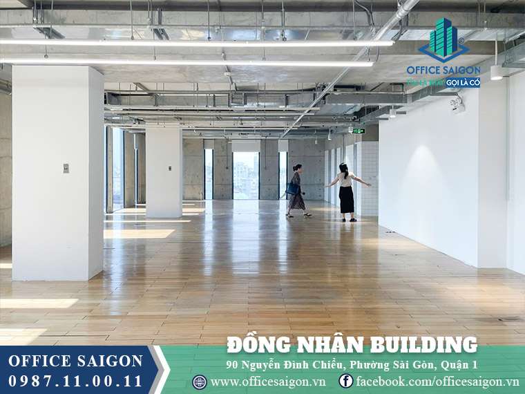 Mặt bằng toà nhà Đồng Nhân Building Nguyễn Đình Chiểu