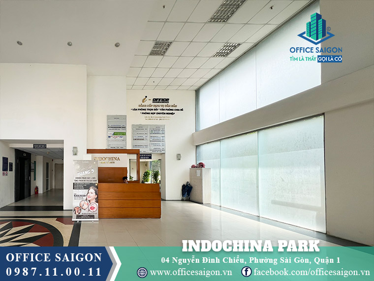 Lễ tân tòa nhà Indochina Park Tower Nguyễn Đình Chiểu