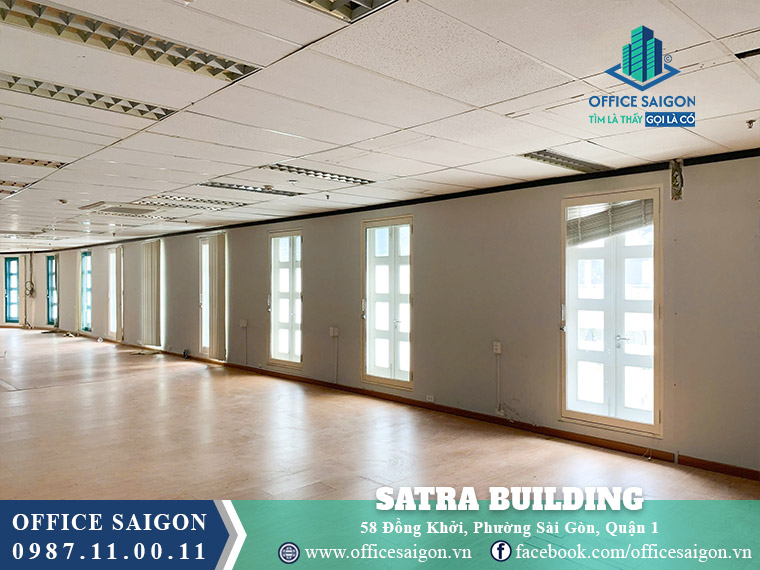 Mặt bằng toà nhà Satra Building Đồng Khởi