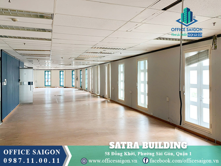 Mặt bằng toà nhà Satra Building Đồng Khởi