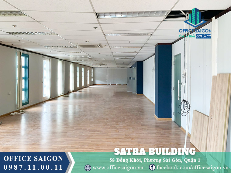 Mặt bằng toà nhà Satra Building Đồng Khởi