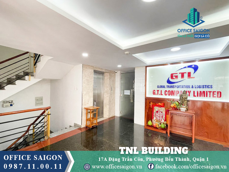 Thang máy tòa nhà TNL Building Đặng Trần Côn