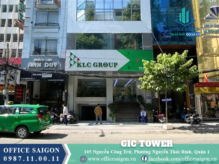 Mặt tiền toà nhà Gic Tower Nguyễn Công Trứ