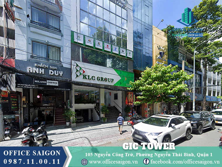 Mặt tiền toà nhà Gic Tower Nguyễn Công Trứ