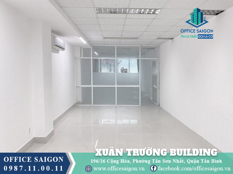 Mặt bằng toà nhà Xuân Trường Building Cộng Hoà