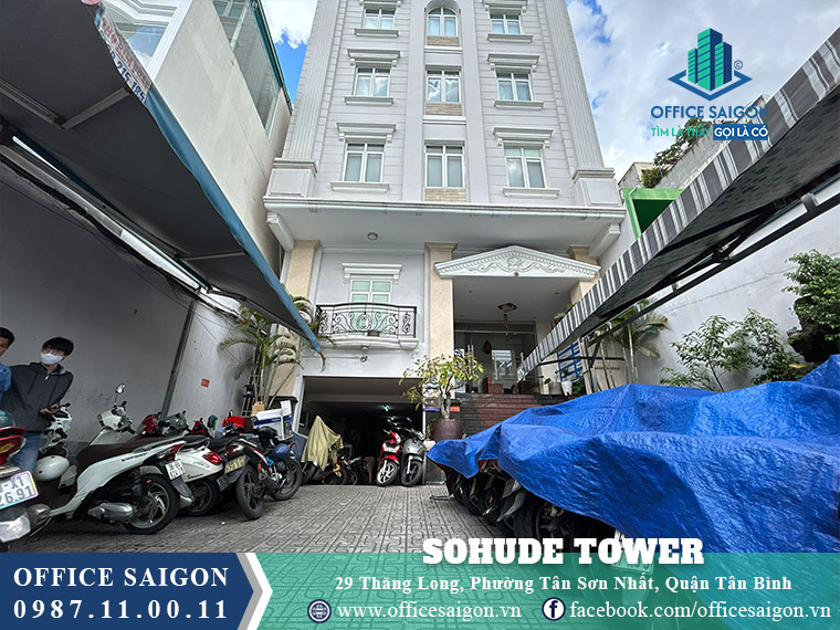 Lối vào toà nhà Sohude Tower Thăng Long