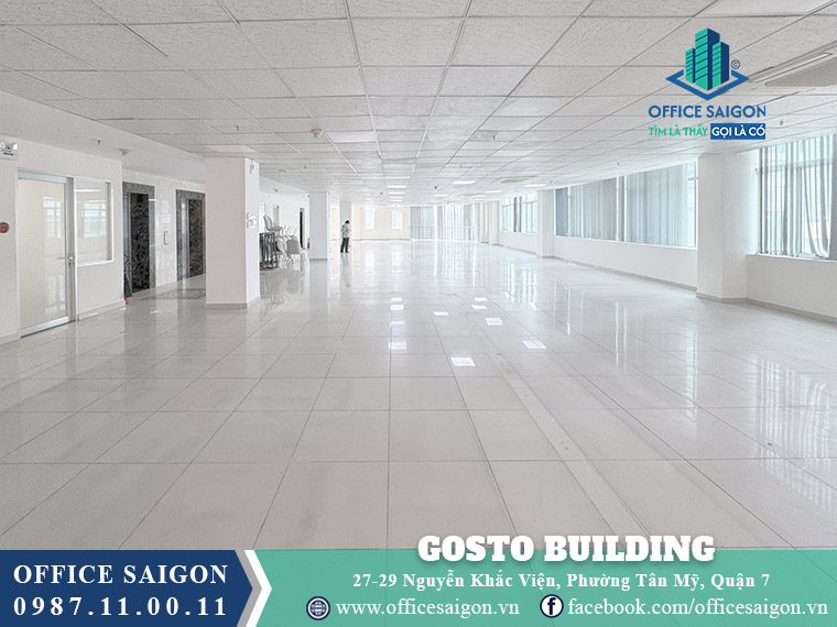Mặt bằng tòa nhà Gosto Building Nguyễn Khắc Viện