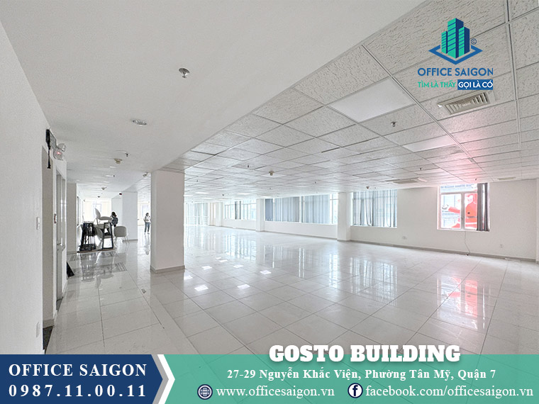 Mặt bằng tòa nhà Gosto Building Nguyễn Khắc Viện