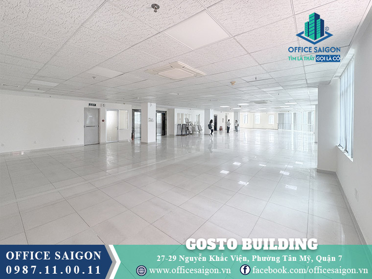 Mặt bằng tòa nhà Gosto Building Nguyễn Khắc Viện