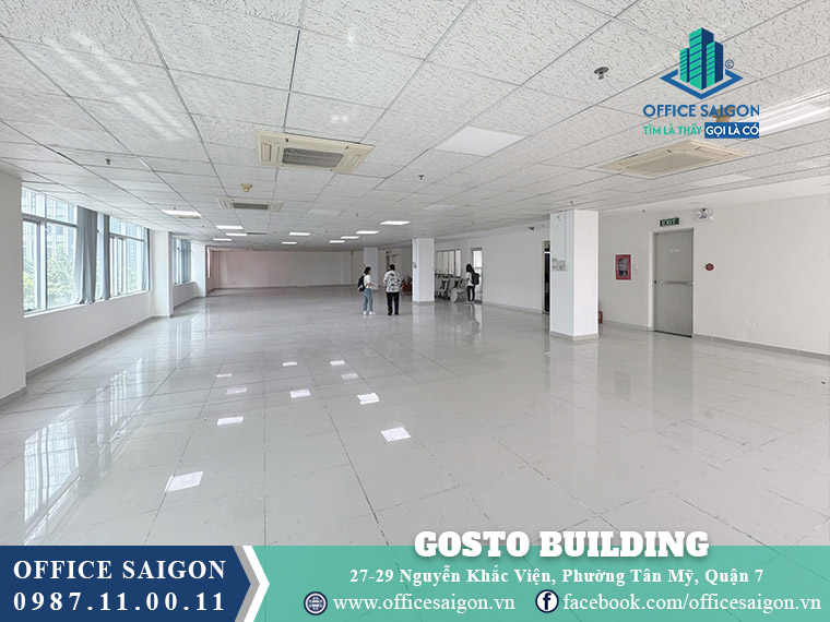 Mặt bằng tòa nhà Gosto Building Nguyễn Khắc Viện