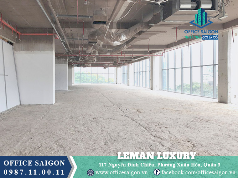 Mặt bằng tòa nhà Leman Luxury Building Nguyễn Đình Chiểu