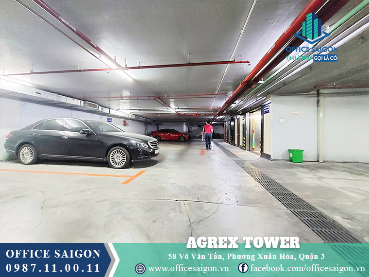 Hầm xe toà nhà Agrex Tower Võ Văn Tần