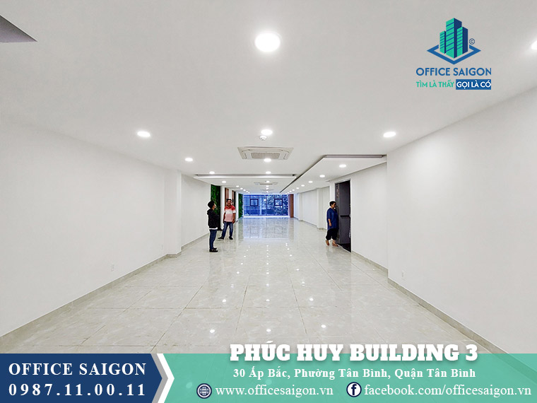 Mặt bằng toà nhà Phúc Huy Building 3 Ấp Bắc