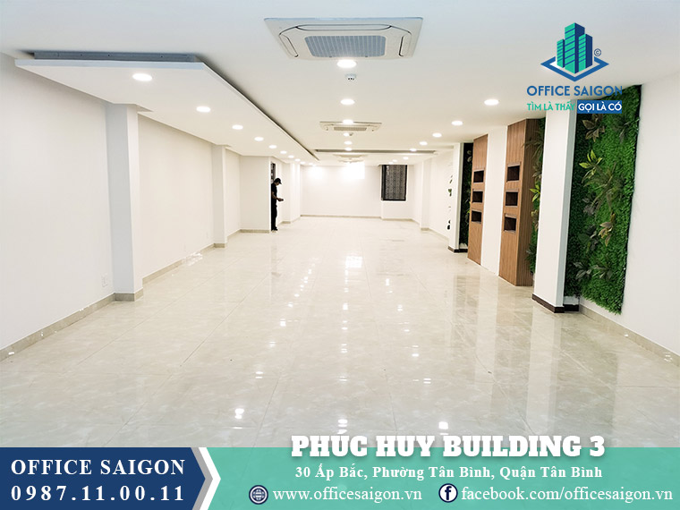Mặt bằng toà nhà Phúc Huy Building 3 Ấp Bắc