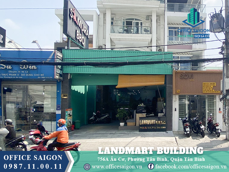 Lối vào toà nhà Landmart Building Âu Cơ