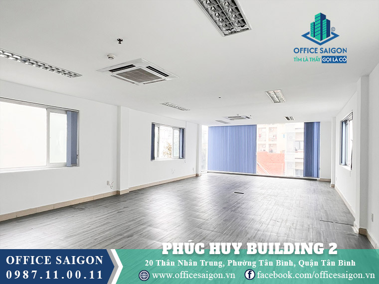 Mặt bằng toà nhà Phúc Huy Building Thân Nhân Trung