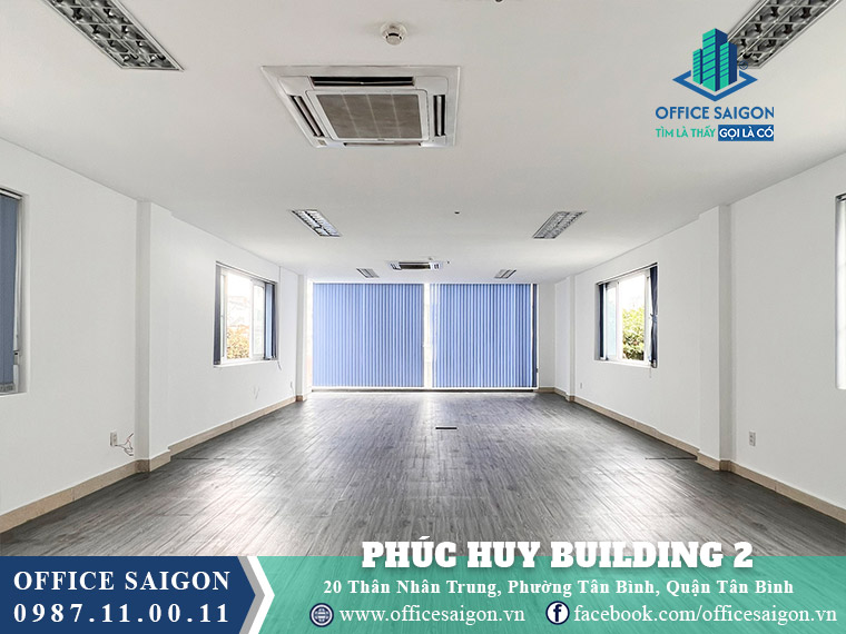 Mặt bằng toà nhà Phúc Huy Building Thân Nhân Trung