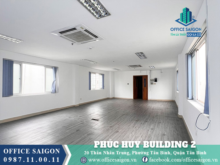 Mặt bằng toà nhà Phúc Huy Building Thân Nhân Trung