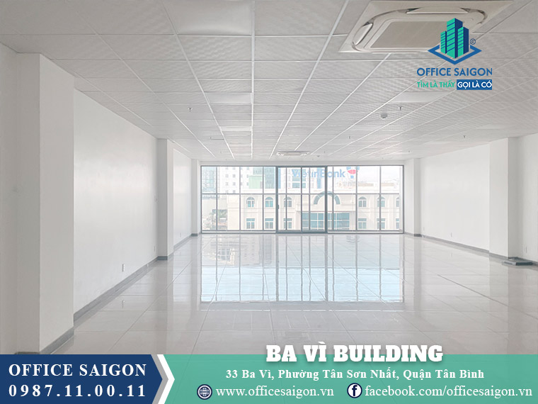 Mặt bằng toà nhà Ba Vì Building Quận Tân Bình