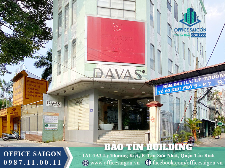 Lối vào toà nhà Bảo Tín Building Lý Thường Kiệt