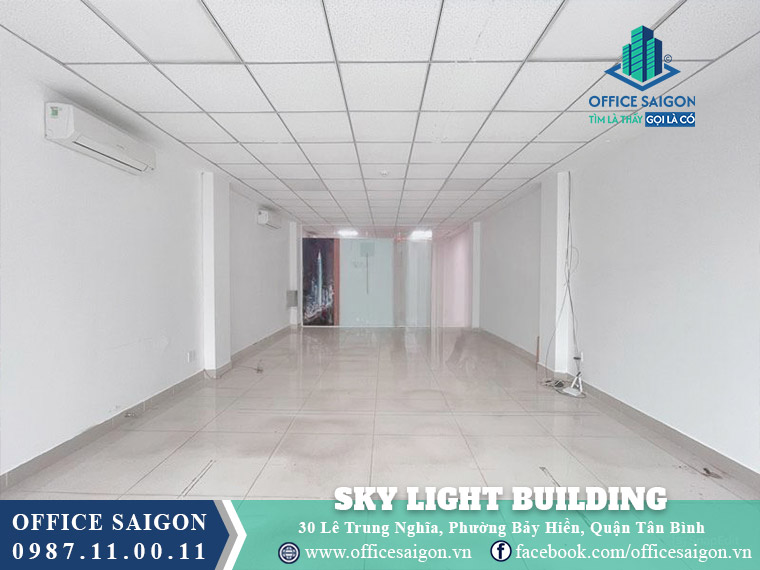 Mặt bằng toà nhà Sky Light Building Lê Trung Nghĩa