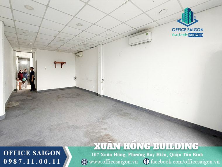 Mặt bằng toà nhà Xuân Hồng Building Quận Tân Bình