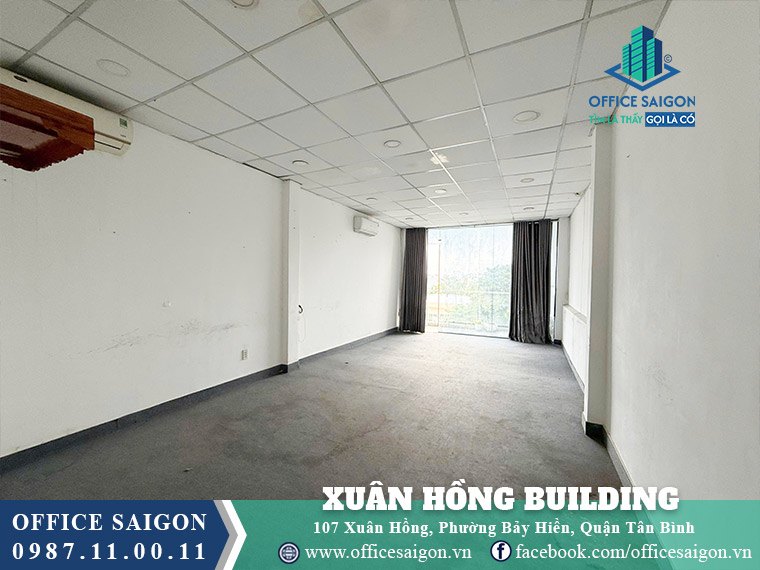 Mặt bằng toà nhà Xuân Hồng Building Quận Tân Bình