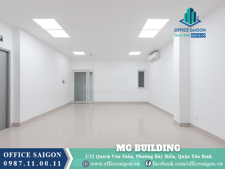 Mặt bằng toà nhà MG Building Quách Văn Tuấn Quận Tân Bình