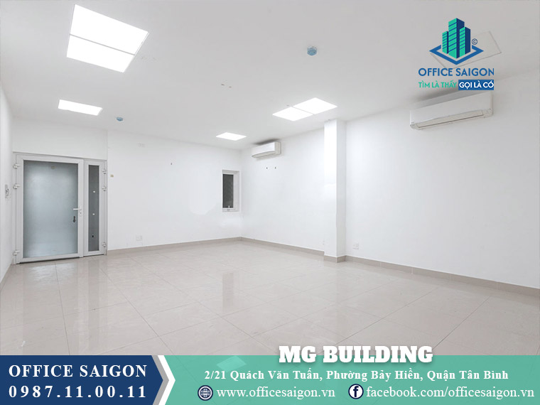 Mặt bằng toà nhà MG Building Quách Văn Tuấn Quận Tân Bình