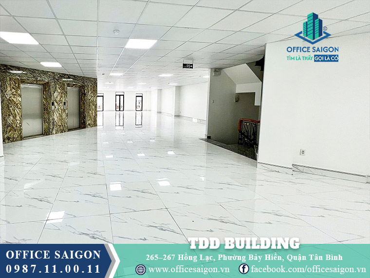 Mặt bằng toà nhà TDD Building Hồng Lạc