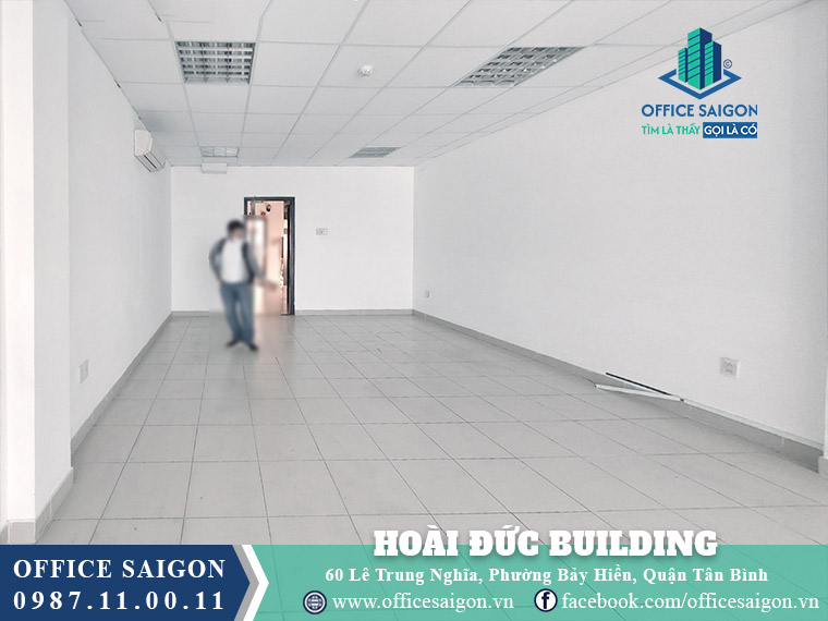 Mặt bằng toà nhà Hoài Đức Building Lê Trung Nghĩa