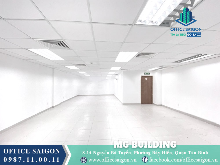 Mặt bằng toà nhà MG Building Nguyễn Bá Tuyển