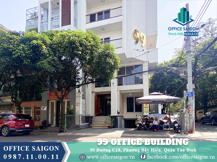 Lối vào toà nhà 99 Office Building Quận Tân Bình