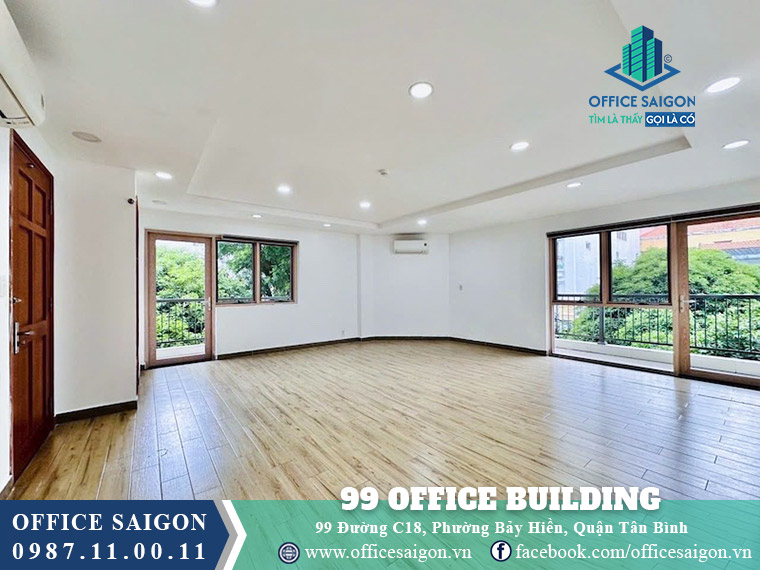 Mặt bằng toà nhà 99 Office Building Quận Tân Bình