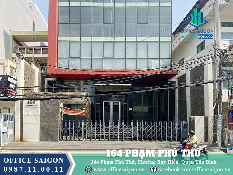 Mặt tiền toà nhà 164 Phạm Phú Thứ Building