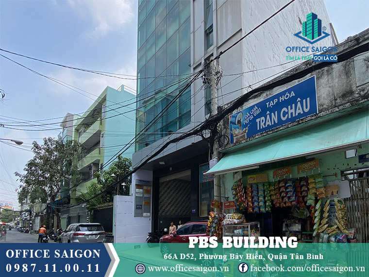 Lối vào tòa nhà PBS Building Quận Tân Bình